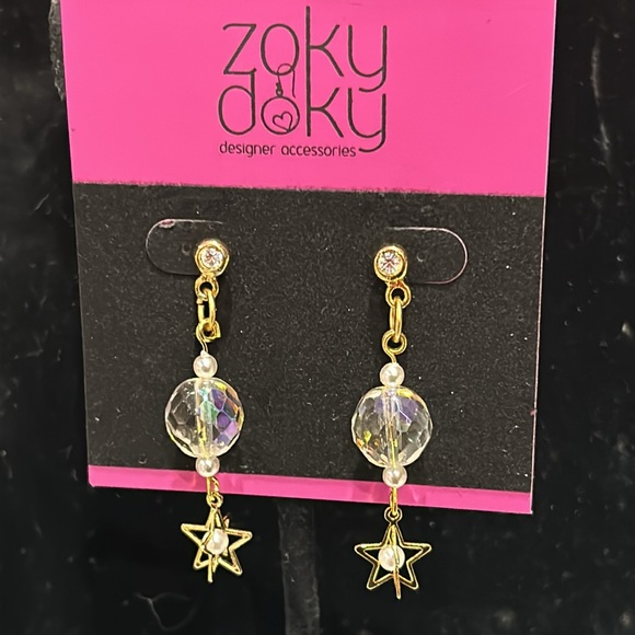 Celestial Star Drop Earrings-Boutique - Picture 8 of 8